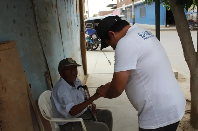 Visita a un anciano